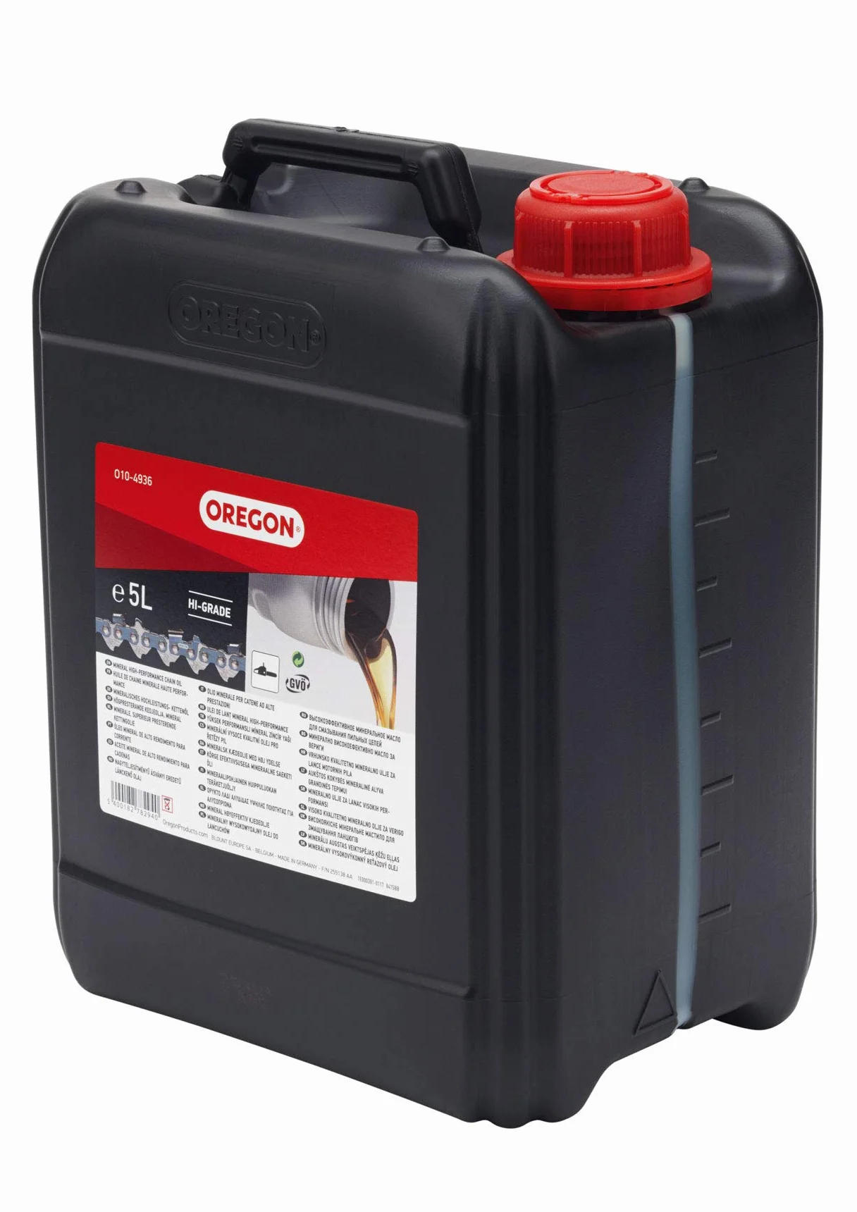 Oregon - Huile pour Chaîne et Guide-Chaîne de Tronçonneuse, 5 L (O10-4936)